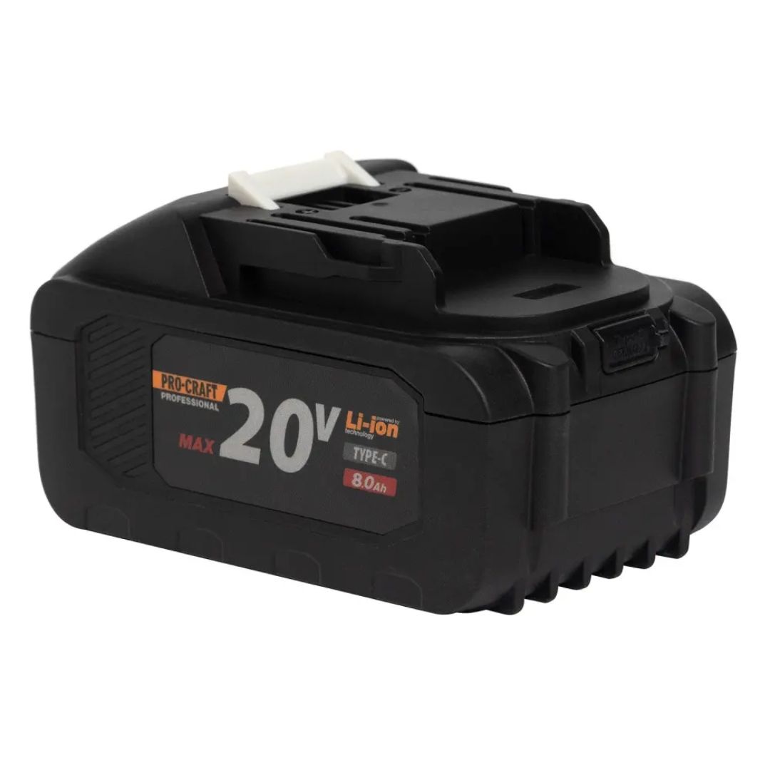 Акумуляторна батарея Procraft Battery20/8C 8 Аг Type-C