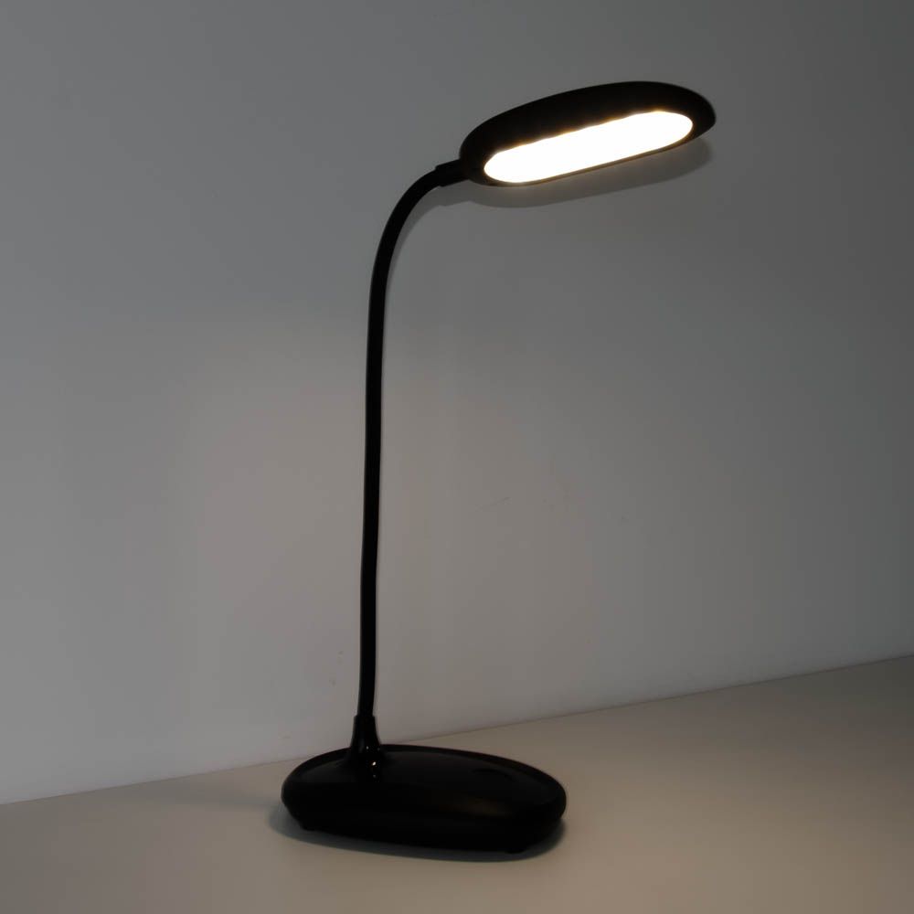 Настільна LED лампа з акумулятором Євросвітло Ridy Flex-01 чорна