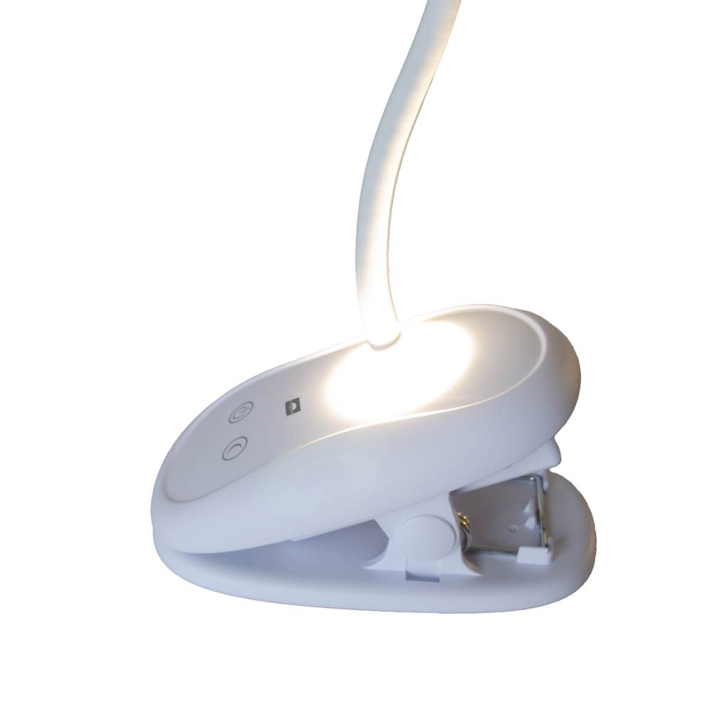 Настільна LED лампа з акумулятором Євросвітло Ridy Flex-02 біла