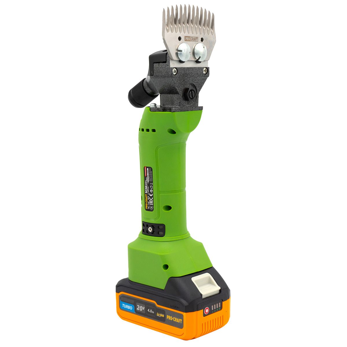 Акумуляторна машинка для стрижки овець Procraft SC20 (з 1 акб)