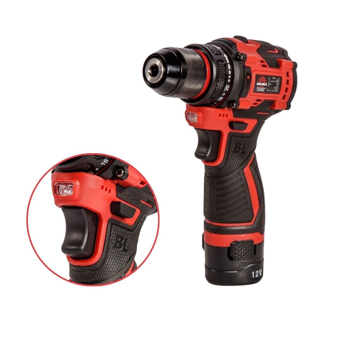 Дрель-шуруповерт аккумуляторная Vitals Master AU 1232c BL Kit