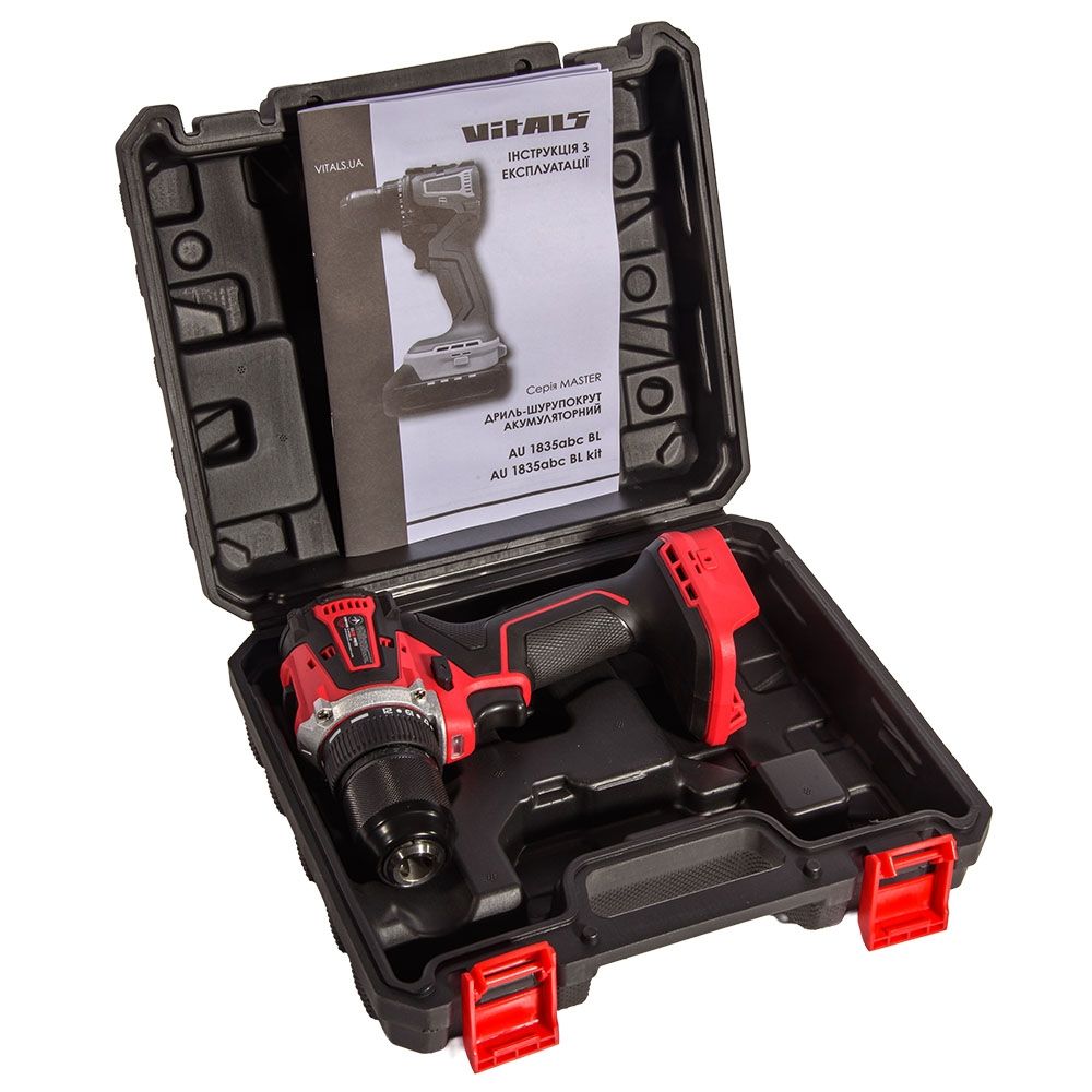 Дриль-шурупокрут акумуляторний Vitals Master AU 1835abc BL