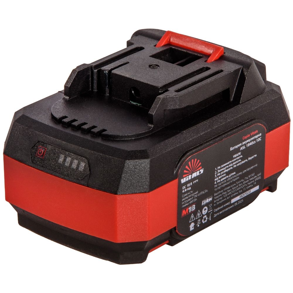 Батарея аккумуляторная Vitals ASL 1840cs 10C