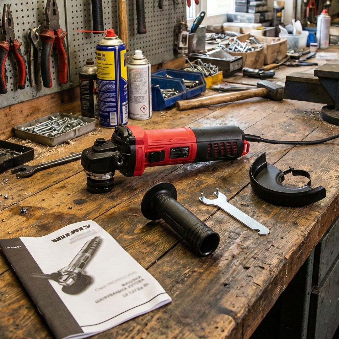 Машина шліфувальна кутова Vitals Professional Ls 1213a BL