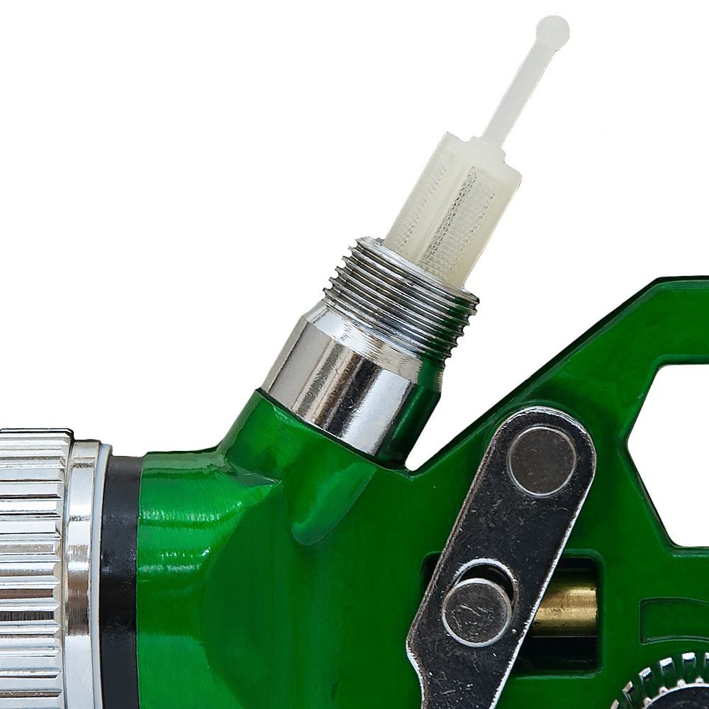 Фарборозпилювач HVLP Ø1.7мм 140-280л/хв 3бар в/б (пласт) зелений SIGMA (6812111)