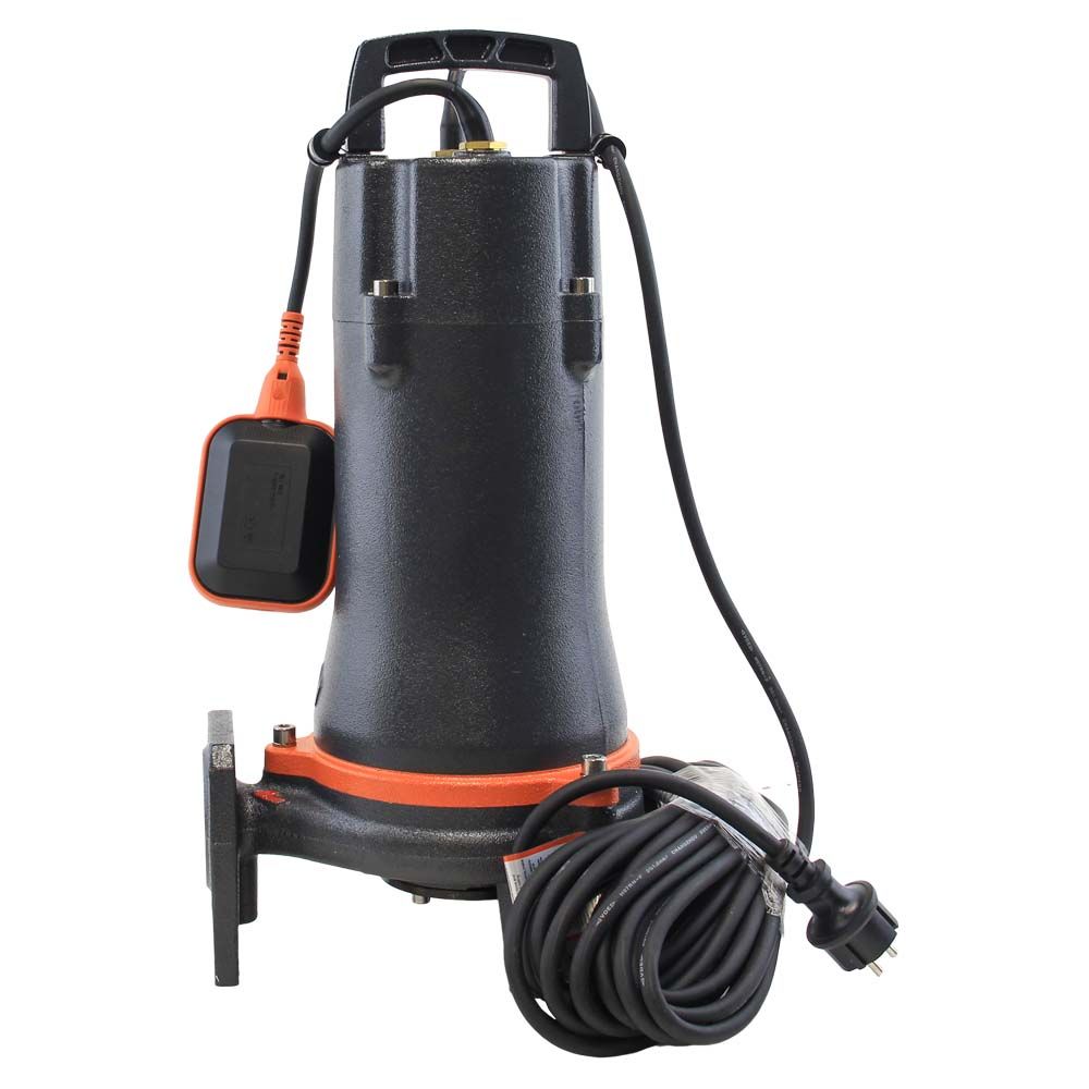 Насос каналізаційний 1.1кВт Hmax 18м Qmax 140л/хв (з ріжучим механізмом) LEO 3.0 32SWPm3.6-17-1.1L/Q