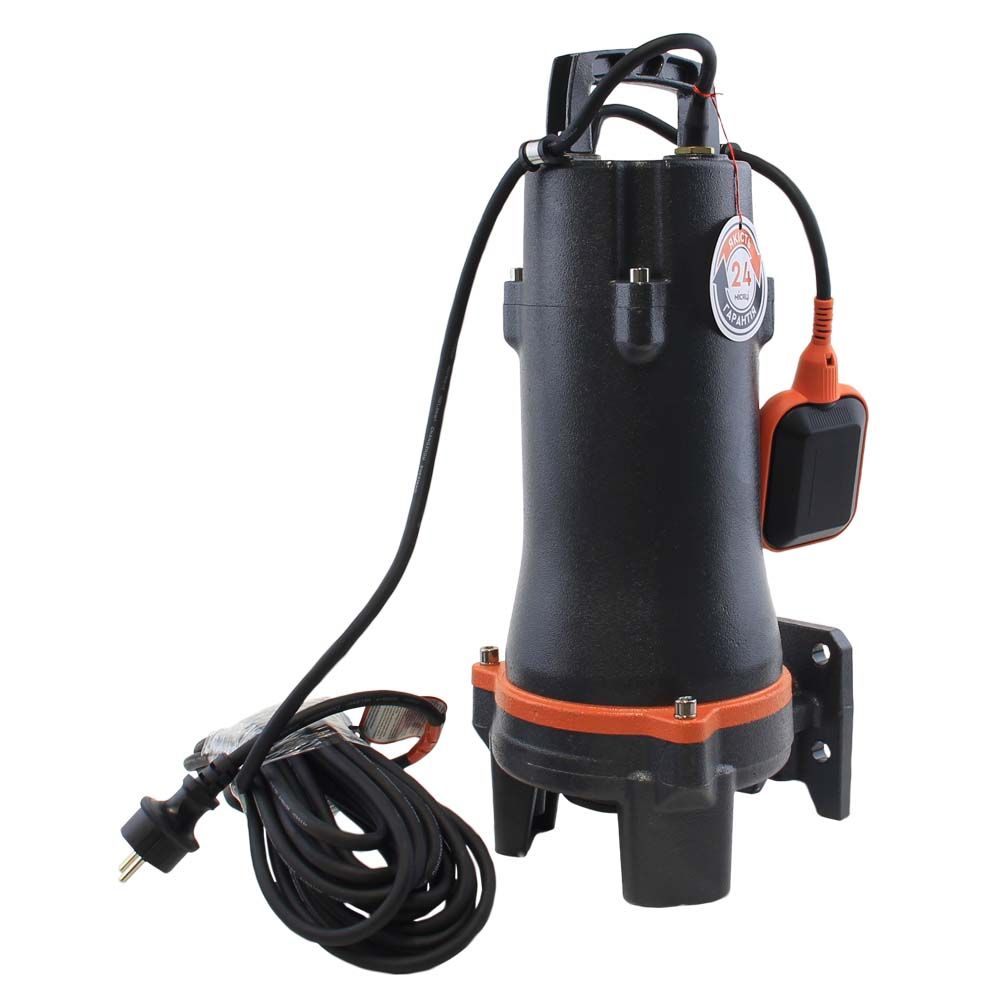 Насос каналізаційний 1.5кВт Hmax 23.м Qmax 170л/хв (з ріжучим механізмом) LEO 3.0 32SWPm3.6-23-1.5L/