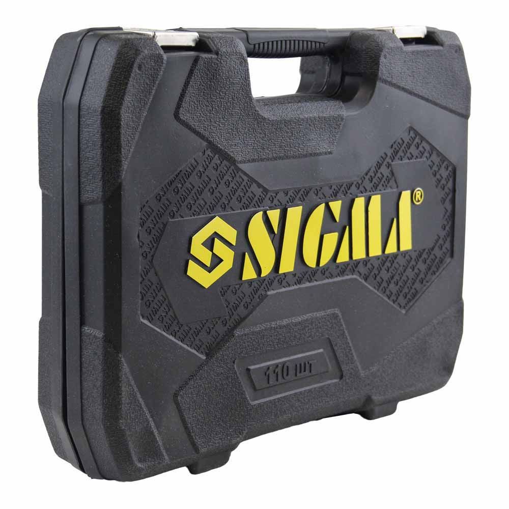 Набір насадок торцевих і біт 1/4", 1/2" 110шт CrV mid SIGMA (6003771)