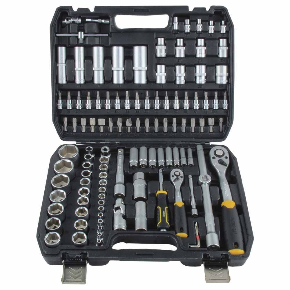 Набір насадок торцевих і біт 1/4", 1/2" 110шт CrV mid SIGMA (6003771)