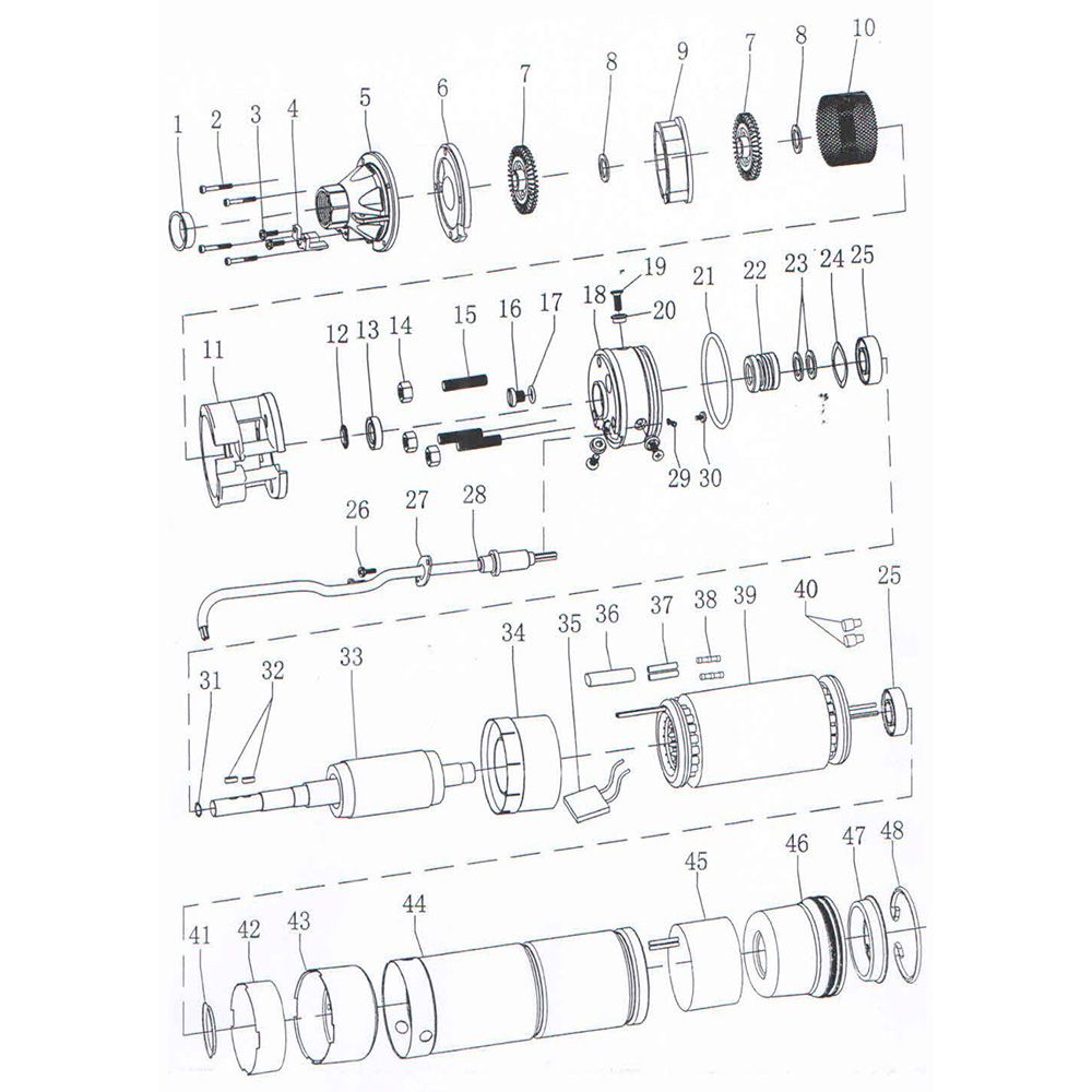 Насос вихровий свердловинний 0.55кВт H 36(21)м Q 40(20)л/хв Ø75мм AQUATICA (DONGYIN) 3SKm75 (777301)