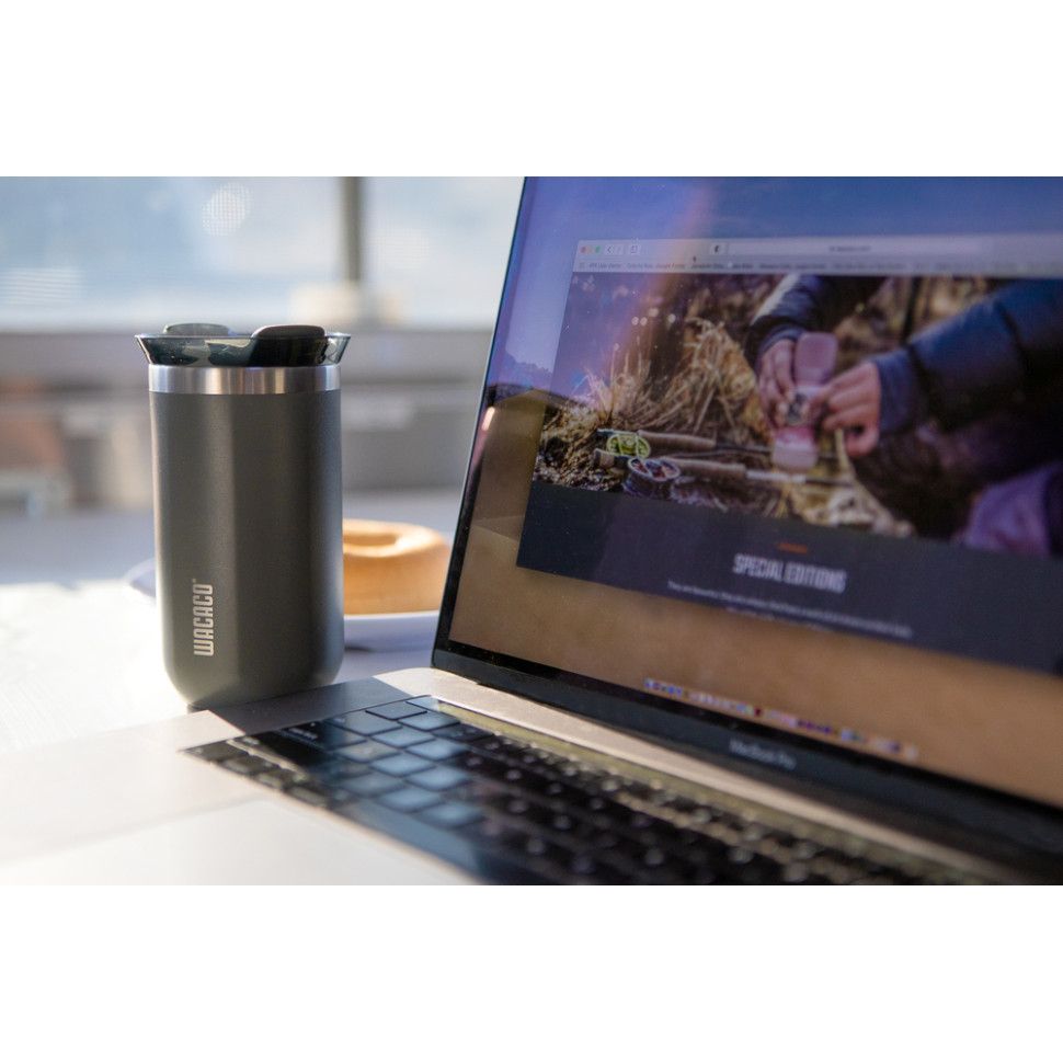 Термокружка Wacaco Octaroma Grande 435 мл, серый