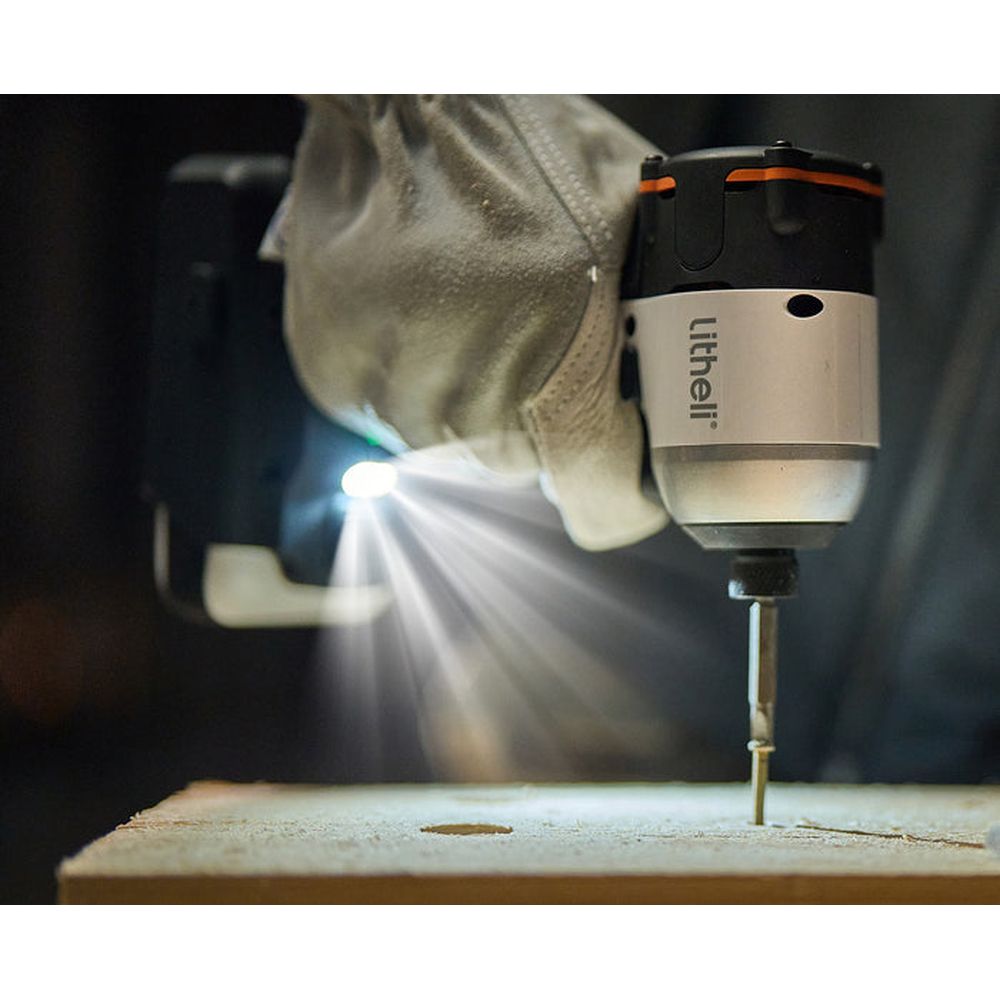 Акумуляторний ударний гвинтоверт Litheli безщітковий, живлення від павербанку (УМБ Litheli Power Ban