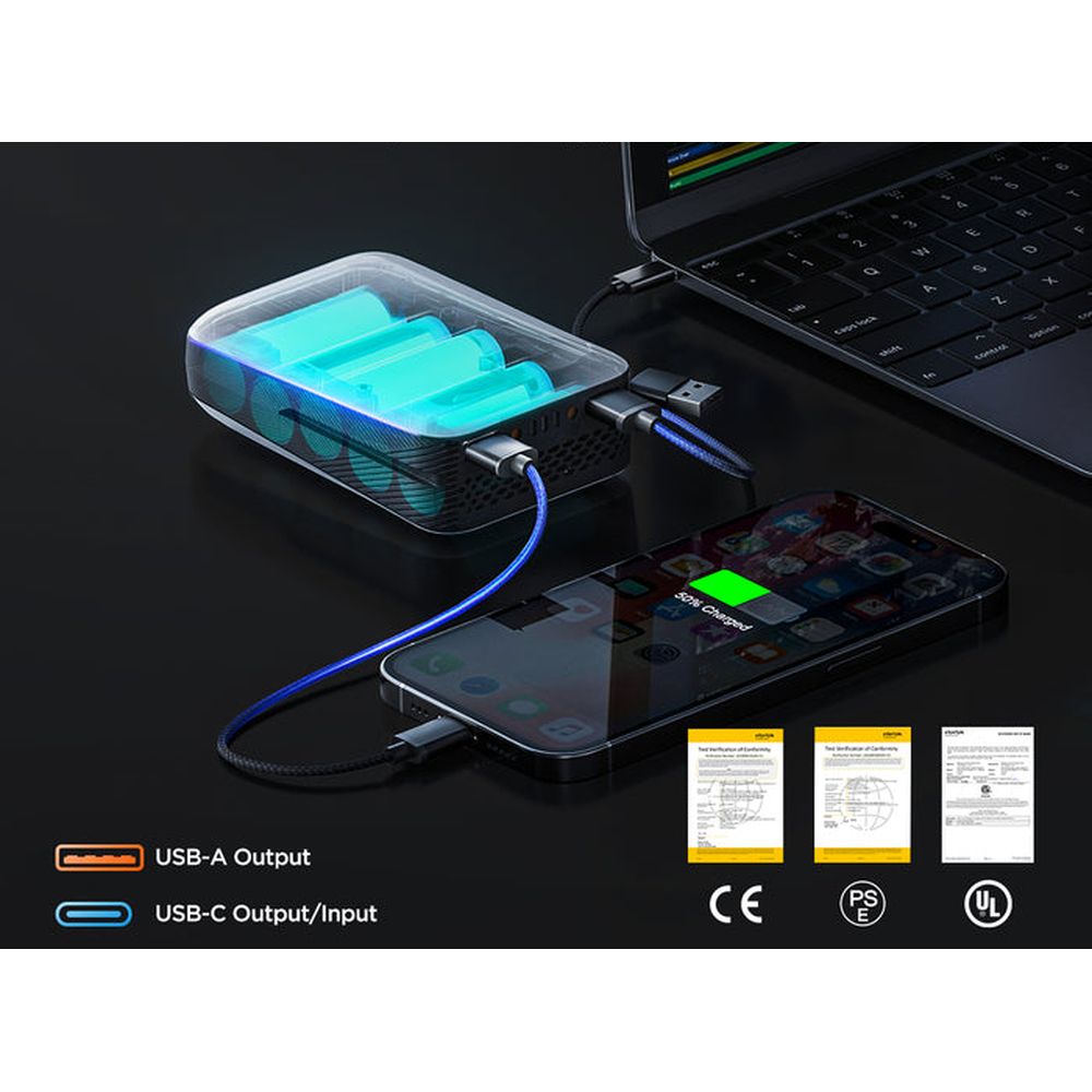 Акумуляторна міні-пила  (УМБ Litheli Power Bank 10000 mAh, 45 W)