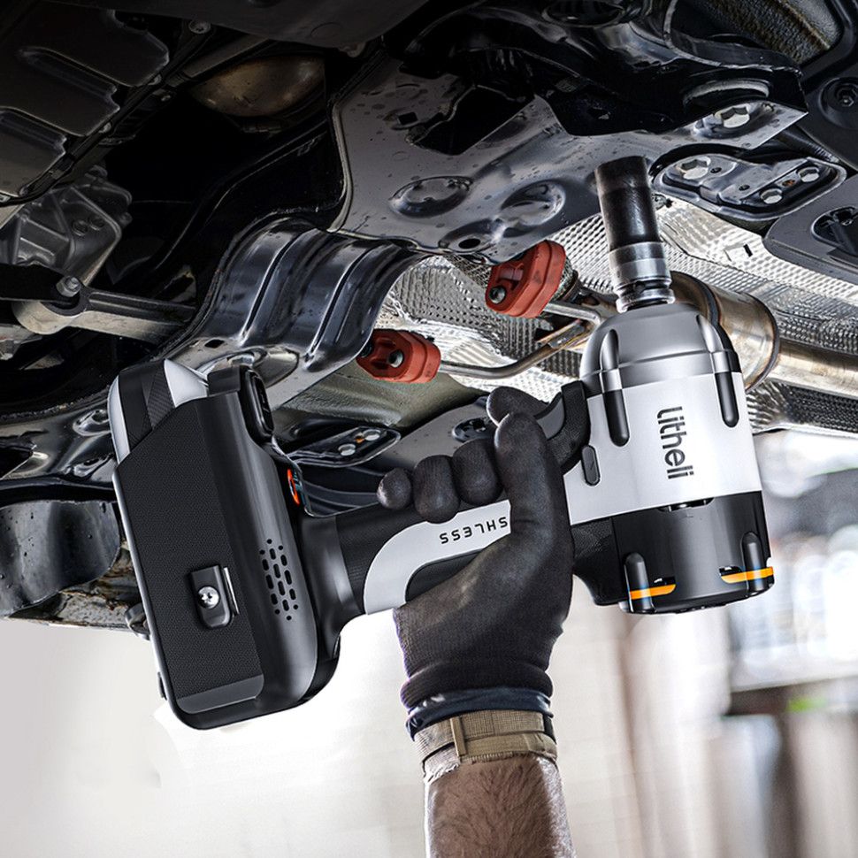 Гайковерт ударний акумуляторний Litheli + УМБ Litheli Power Bank 12500 mAh, 45 W, 2А (U20BS00-0U120)