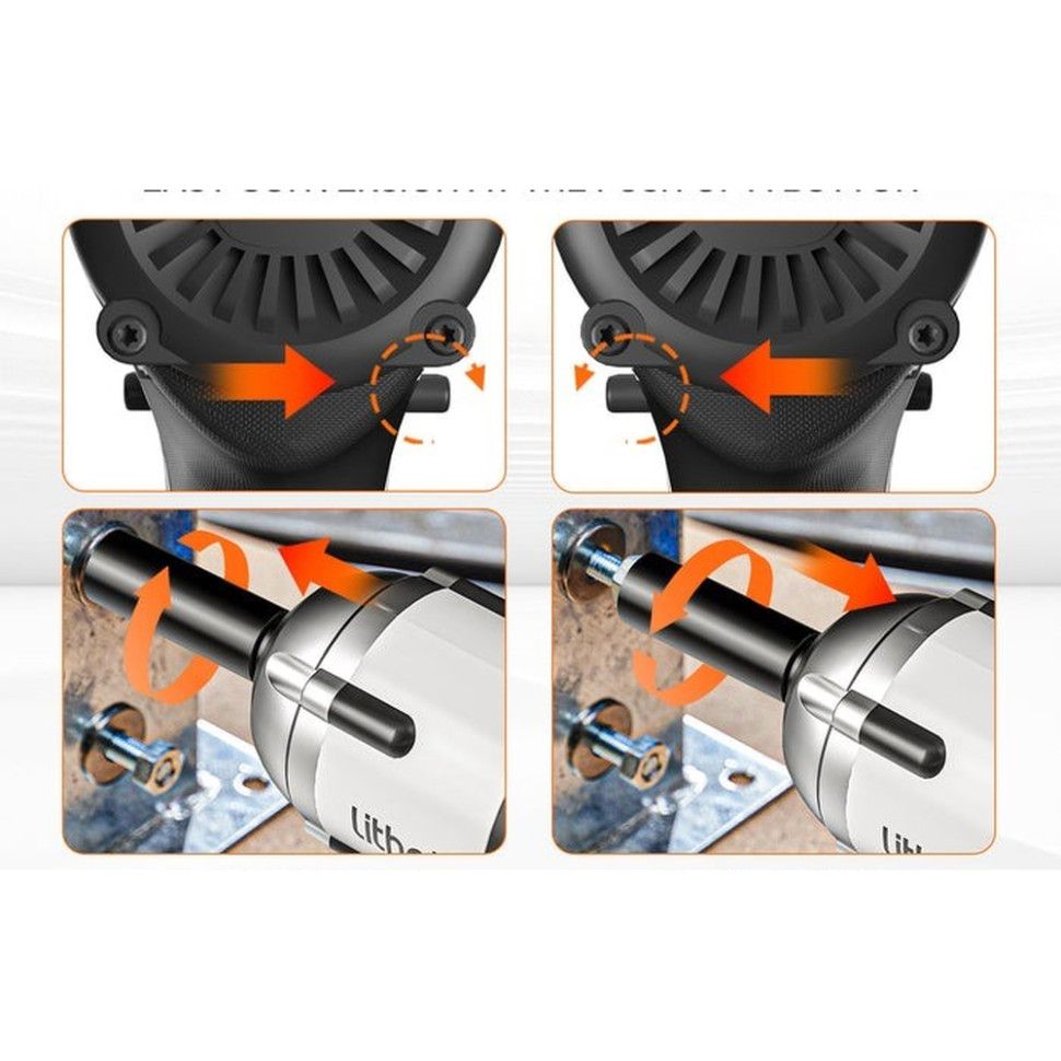 Гайковерт ударний акумуляторний Litheli + УМБ Litheli Power Bank 12500 mAh, 45 W, 2А (U20BS00-0U120)