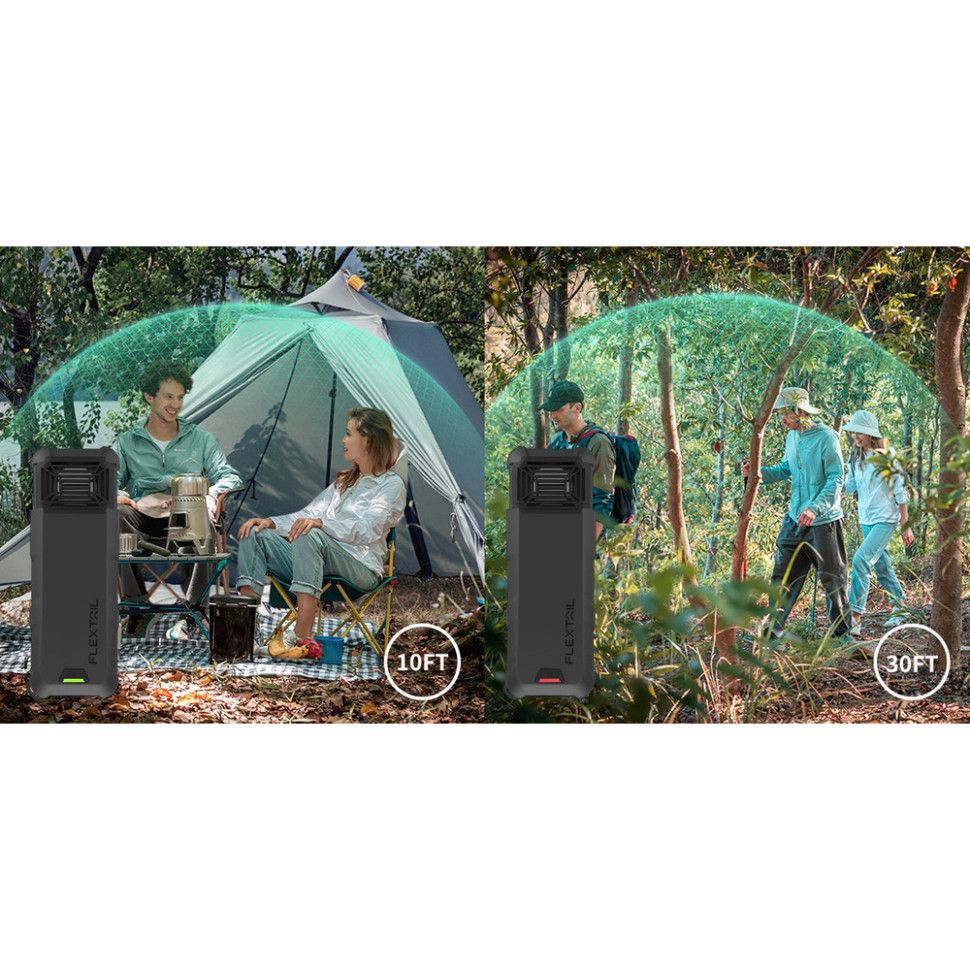 Портативний фумігатор-павербанк Flextail Max Repel S, графіт