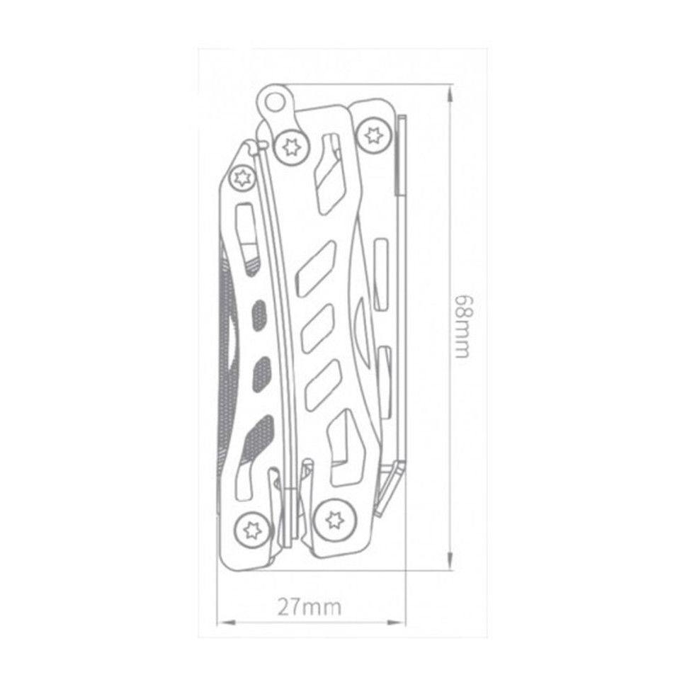 Мультитул NexTool Flagship Pro, чорний