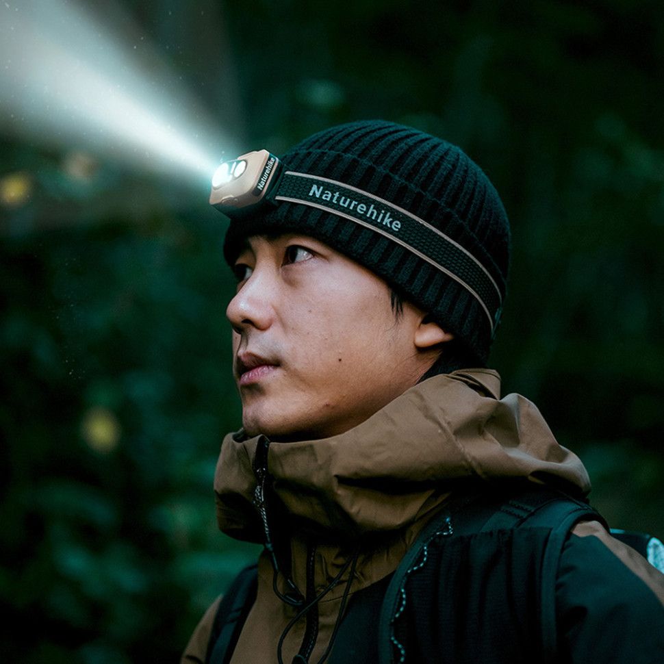 Ліхтар налобний Naturehike CNK2450ZM015, пісочний