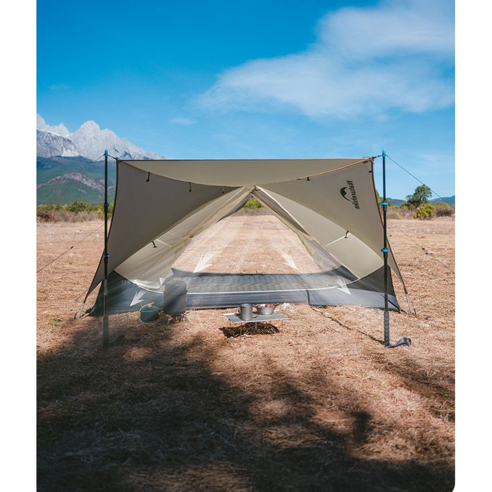 Палатка сверхлегкая двухместная Naturehike Mongar CNK2550WS016, 15D, серая