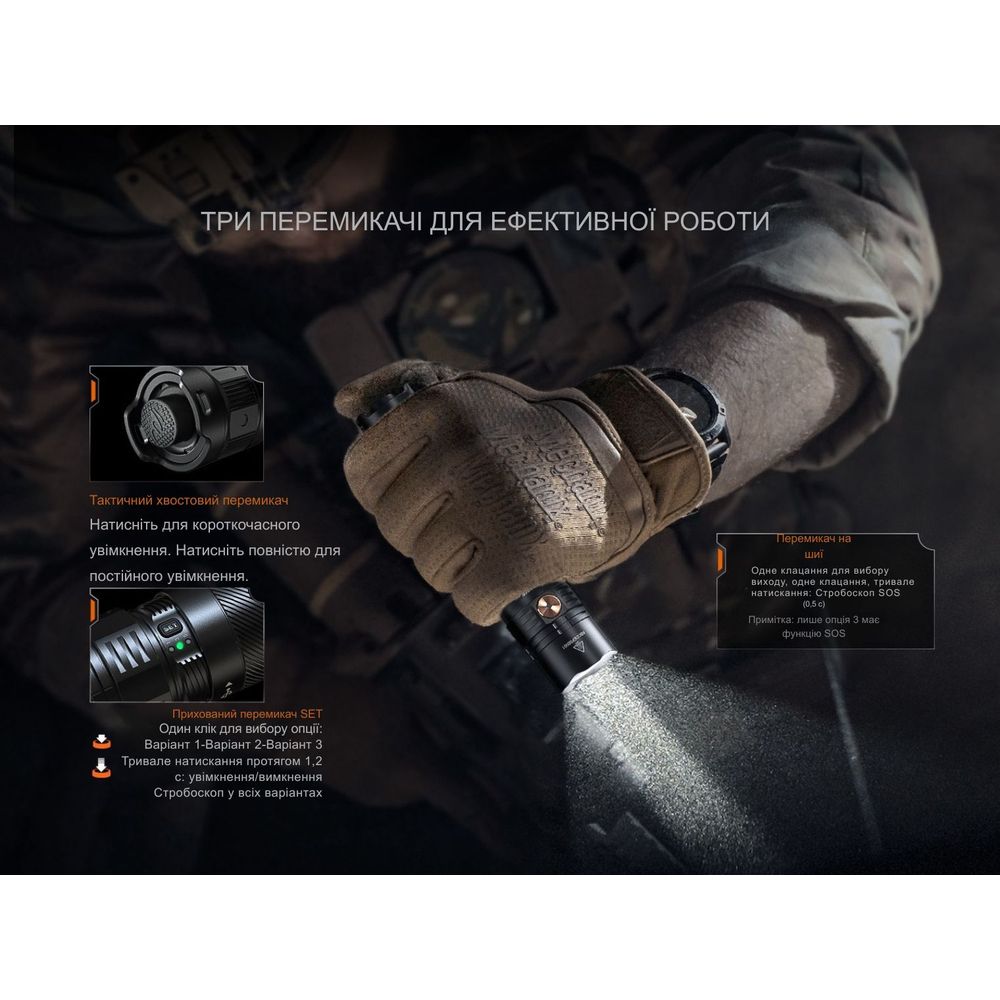 Фонарь тактический ручной Fenix PD36R ACE 3000 лм тактический Fenix PD36R ACE 3000 лм