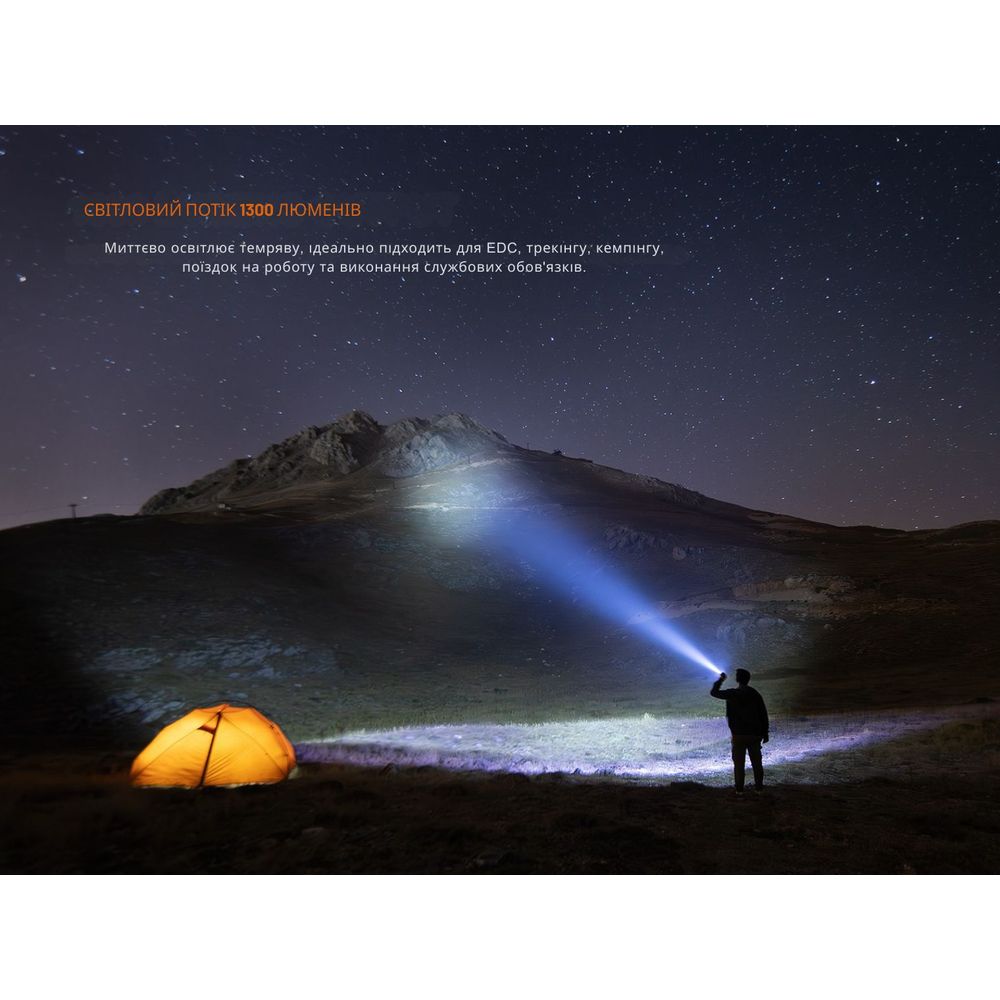 Ліхтар тактичний кишеньковий Fenix PD26R ACE 1300 лм