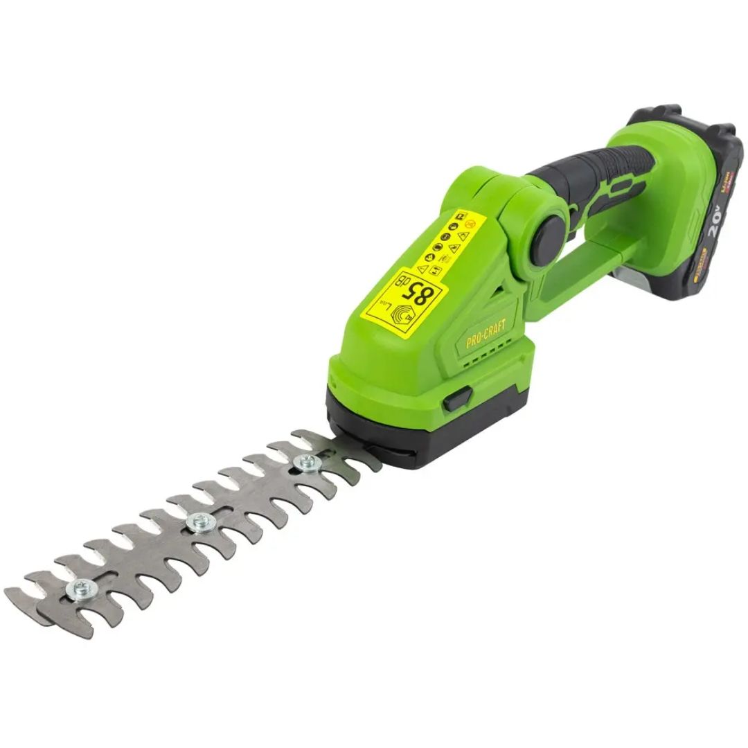 Підрізувач трави та кущоріз акумуляторний Procraft PGH2100 (1 акб)