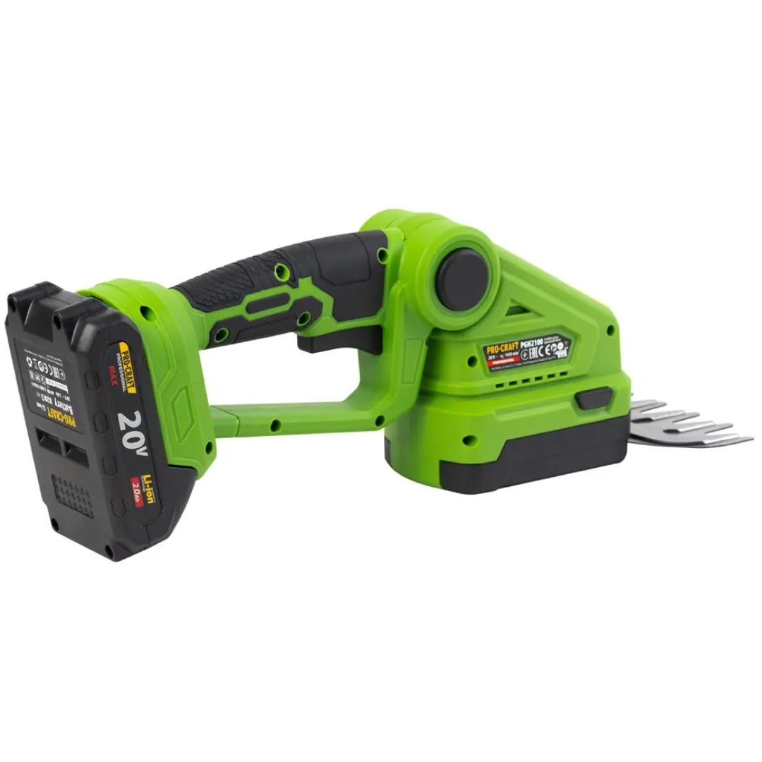 Підрізувач трави та кущоріз акумуляторний Procraft PGH2100 (1 акб)