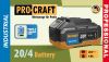 Аккумуляторная батарея Procraft Battery20/4 industrial (20В, 4Ач)