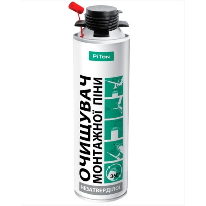 Очиститель монтажной пены  аэроз. 500 мл ТМ PITON