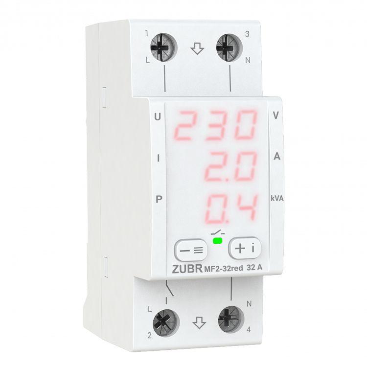Мультифункціональне реле ZUBR MF2-32 red
