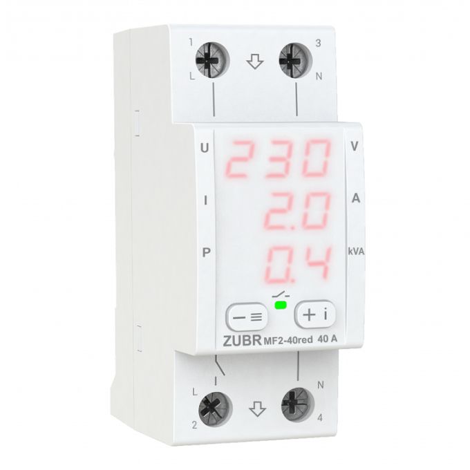 Мультифункціональне реле ZUBR MF2-40 red
