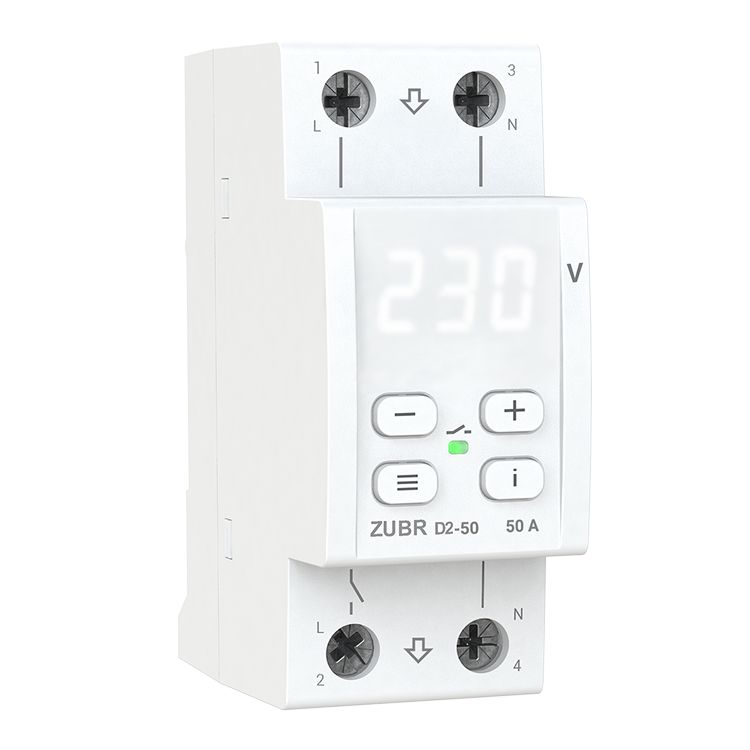 Реле напруги ZUBR D2-50 з термозахистом
