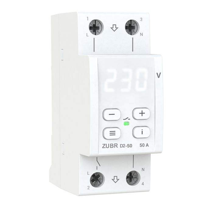 Реле напруги ZUBR D2-50 з термозахистом