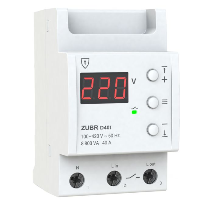 Реле напруги ZUBR D40t з термозахистом