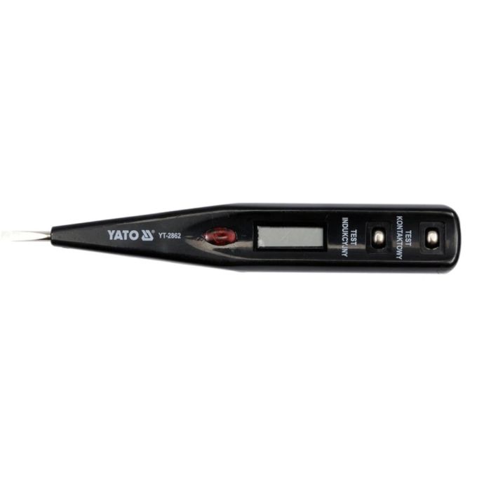 Індикатор напруги YATO контрольний цифровий 12-250 V LCD
