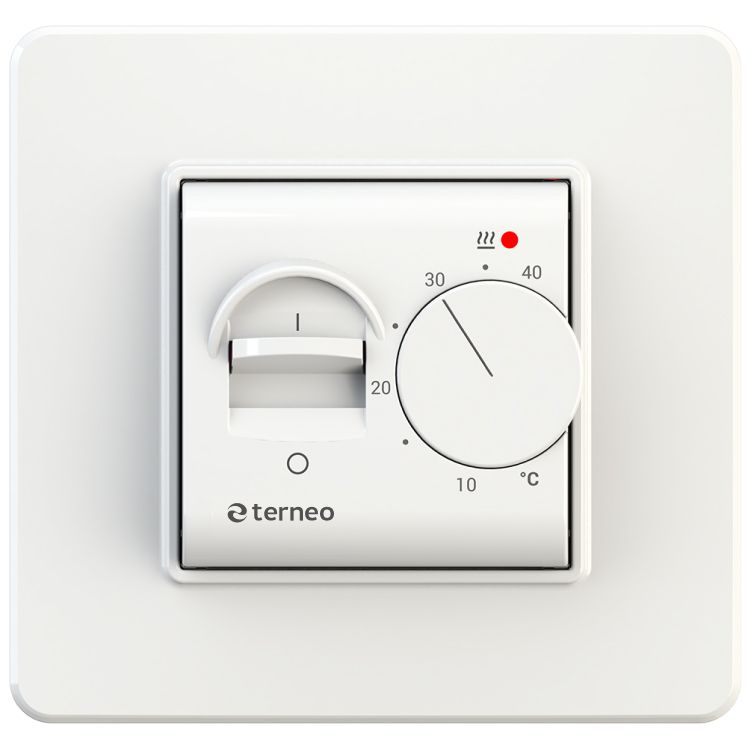 Терморегулятор terneo mex, білий