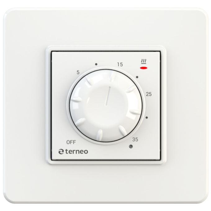 Терморегулятор terneo rol, білий