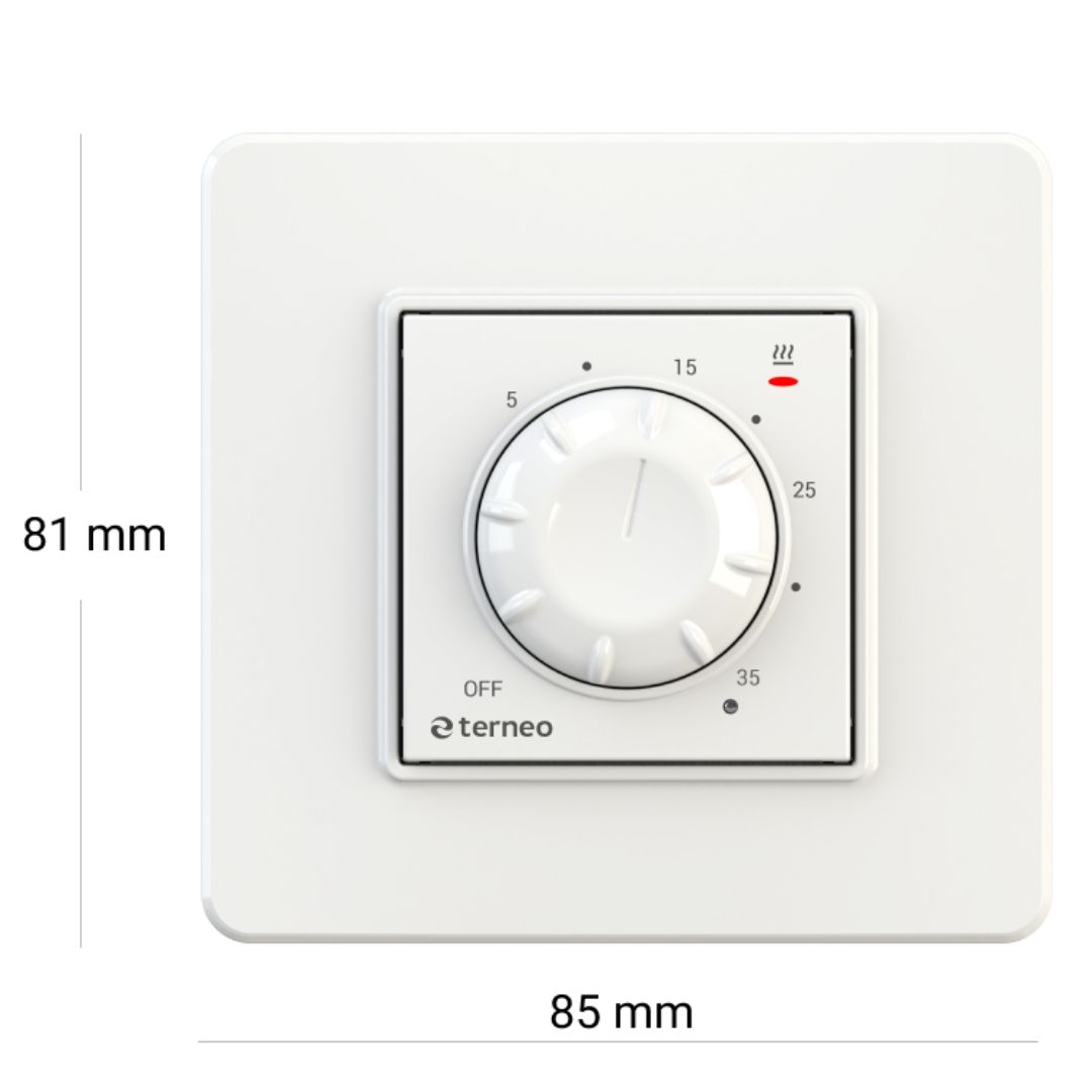 Терморегулятор terneo rol, білий