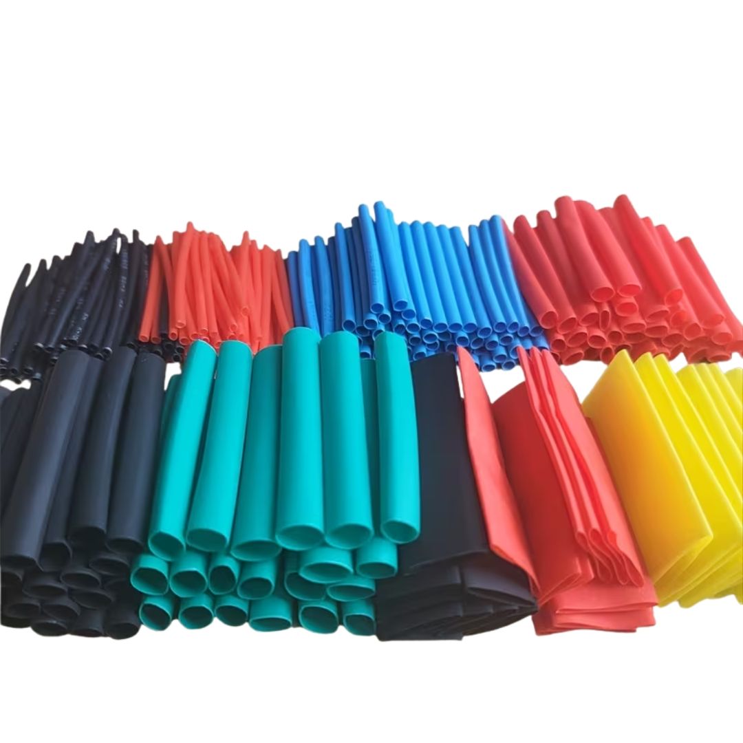 Набор термоусадочных трубок, коэффициент усадки 2:1, полиолефин для защиты изоляции проводов и кабелей