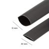 Термоусадочная трубка черная 10 м (диаметр 13 мм, 2:1)