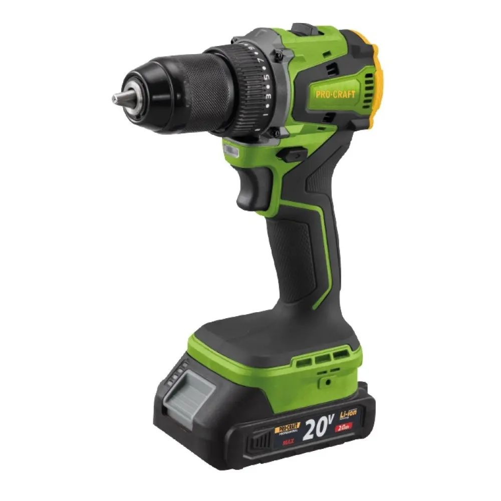Шуруповерт Procraft PA20Li (з 1 акб та зп)