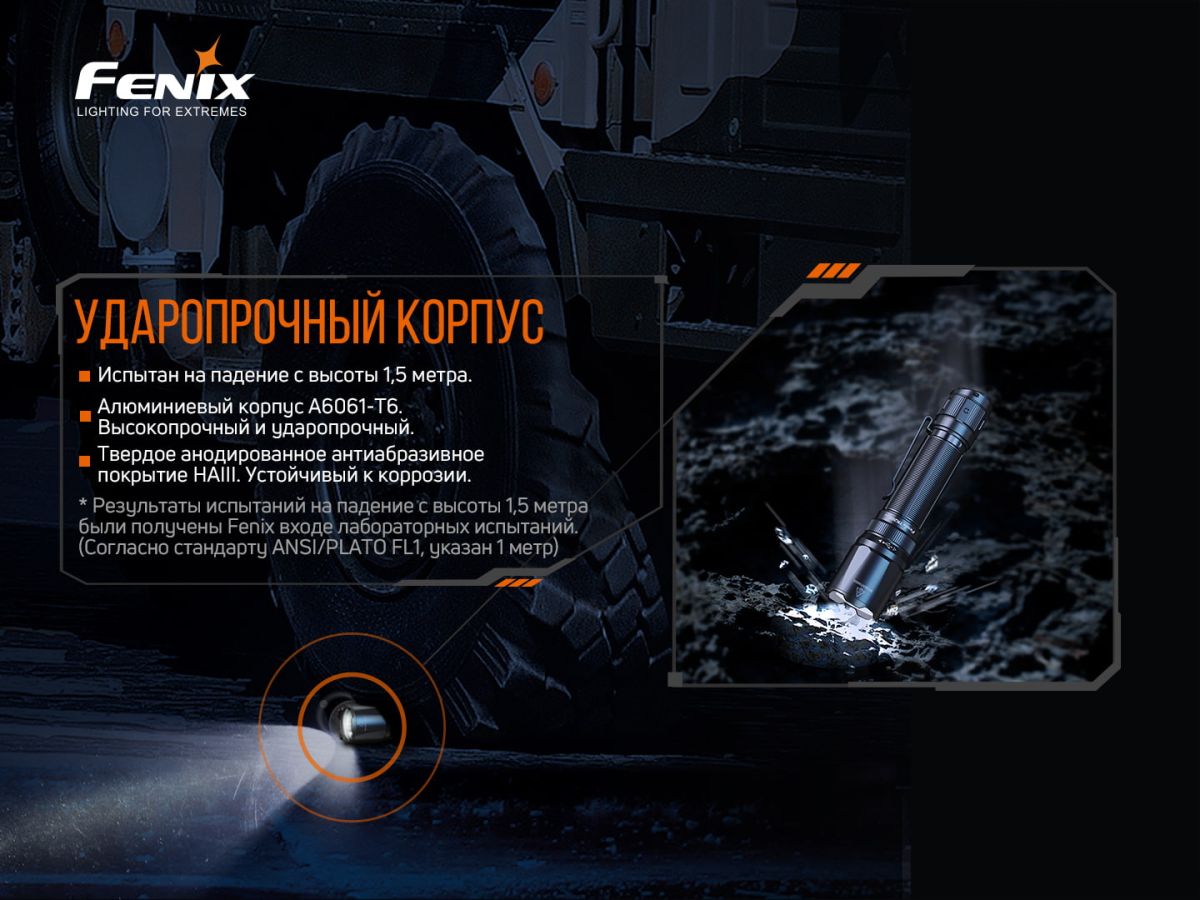 Фонарь ручной Fenix TK20R V2.0 Fenix TK20R V2.0