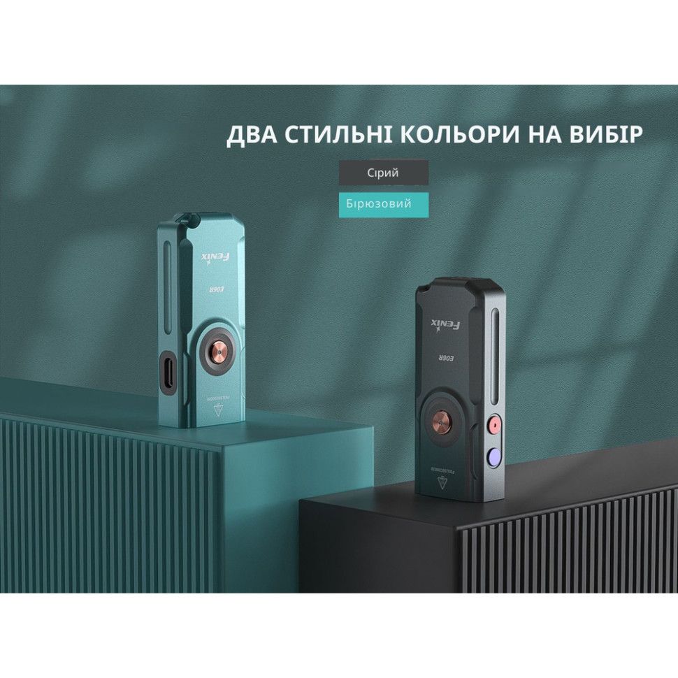 Фонарь наключный Fenix E06R бирюзовый фонарь Fenix E06R бирюзовый