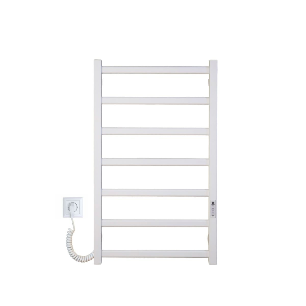 Рушникосушарка електрична Carino LUNA з контроллером Білий мат 790*490