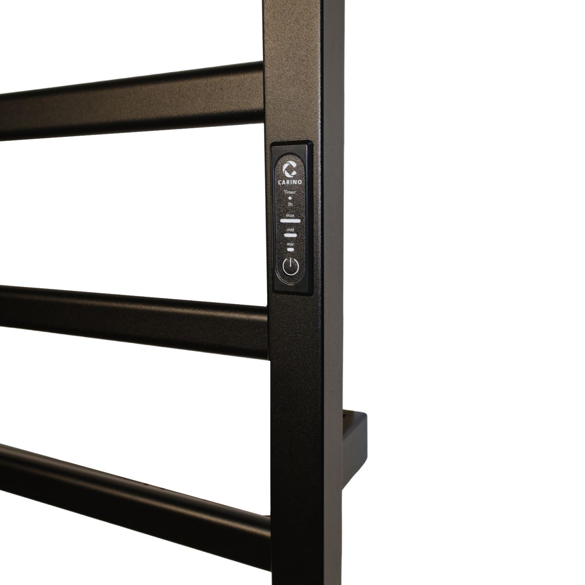 Рушникосушарка електрична Carino LUNA з контроллером Чорний мат 790*490
