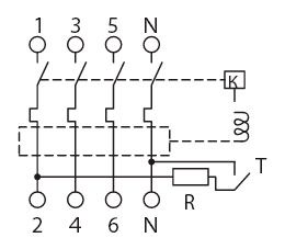 Вимикач диференційного струму e.rccb.pro.4.25.100, 4р, 25А, 100мА