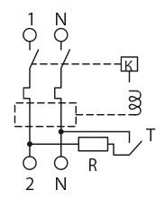 Вимикач диференційного струму e.rccb.pro.2.40.100, 2р, 40А, 100мА