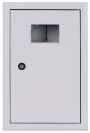Корпус обліку металевий e.mbox.pro.w.f1.12 IP31 вбудований під 1ф лічильник, 12 модулів