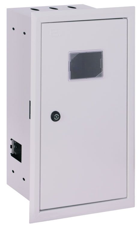 Корпус обліку металевий e.mbox.pro.w.f1.12 IP31 вбудований під 1ф лічильник, 12 модулів
