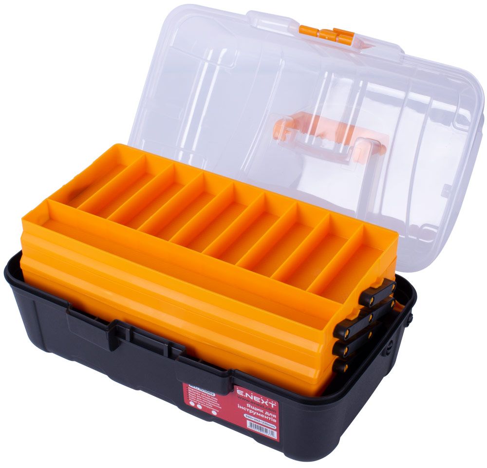 Ящик для інструментів, e.toolbox.pro.02, 16" 390x202x235мм